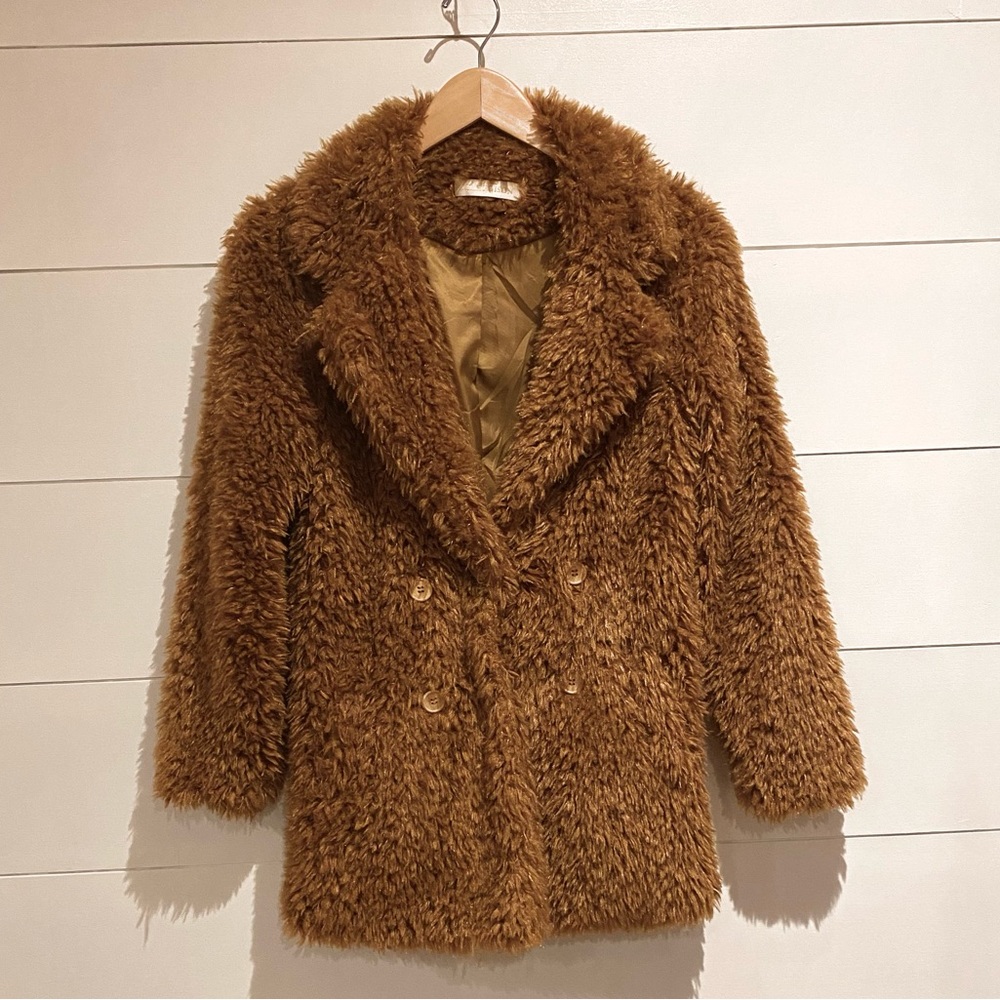 Sugar Poison teddy bear pea coat